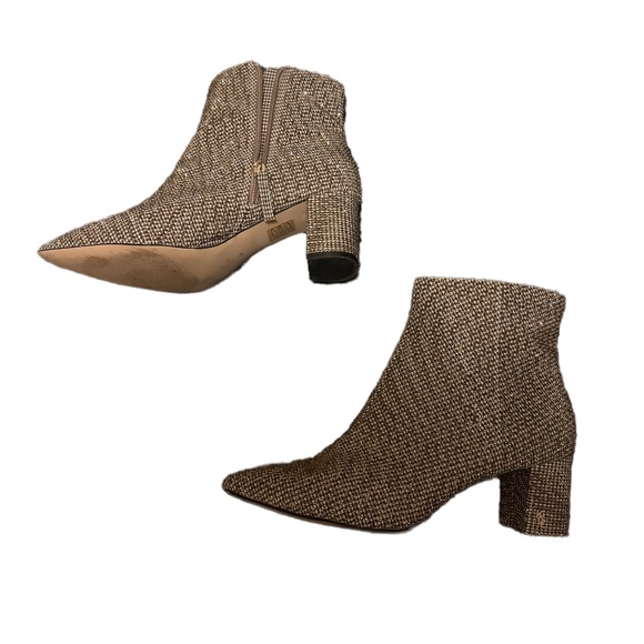 Kurt Geiger -- London golden encrusted ankle boots - Picture 4 of 6